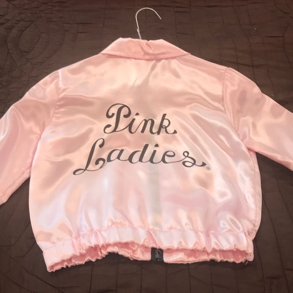Girls Grease Pink Ladies Jacket - size 6